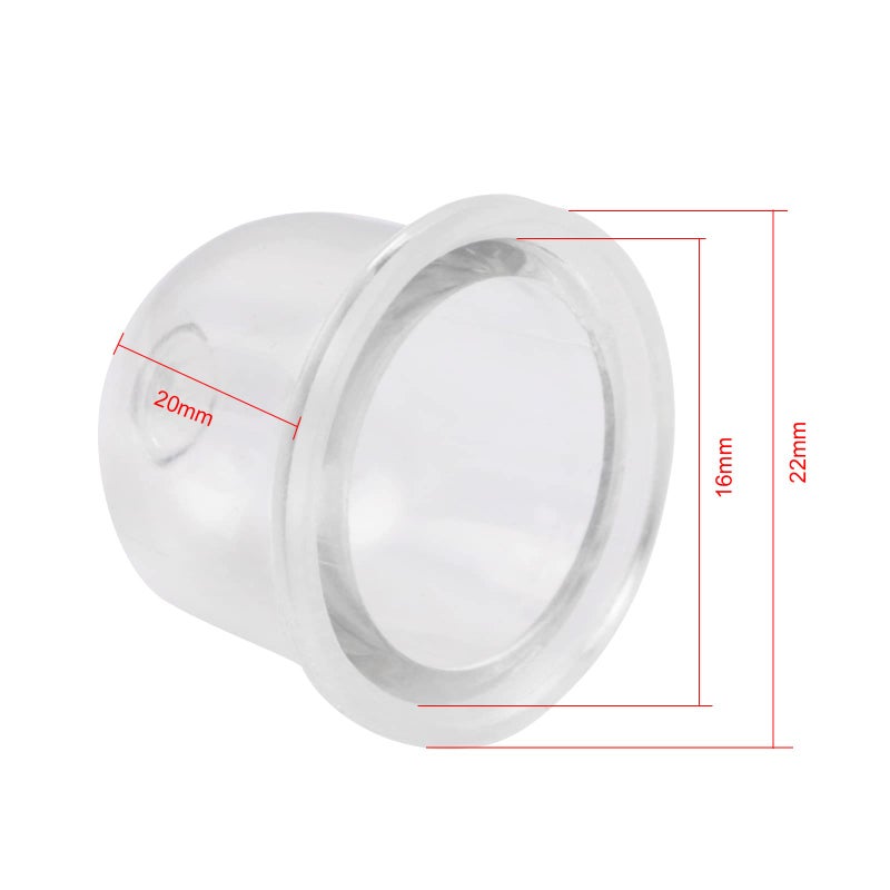 FLYPIG 5 Pack Carburetor Primer Bulb for Stihl BG55 HS45 FS90 FS40C FS45 FS55 FS80 BG85 BG56C HS45 0057003 0057004 fits Echo Zama Husqvarna 2 Cycle Small Engine String Trimmer Weedeater Leaf Blower - Image 5
